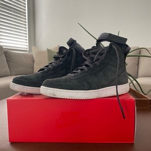 Nike Vandal High John Elliott Anthracite Sneaker - Dark Grey Suede - 10.5